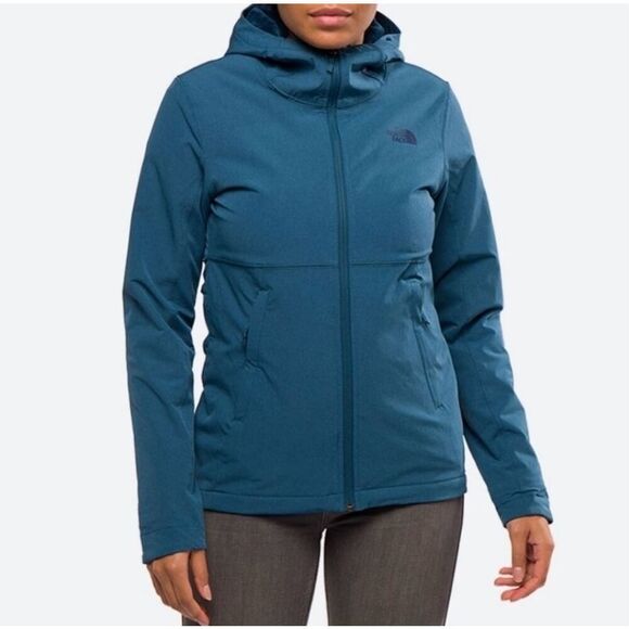 THE NORTH FACE Women's Shelbe Raschel Hoodie Jacket Monterey Blue Heather size M - Picture 1 of 11